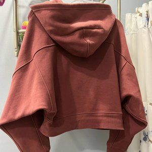 Lululemon Thick Fleece Zip Hoodie Smoky Red